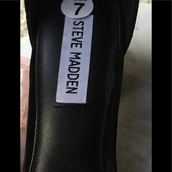 NWT Steve Madden Black Heels - Picture 6 of 7